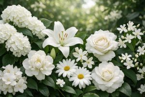 White Flowers: 20 Varieties for Borders and Bouquets